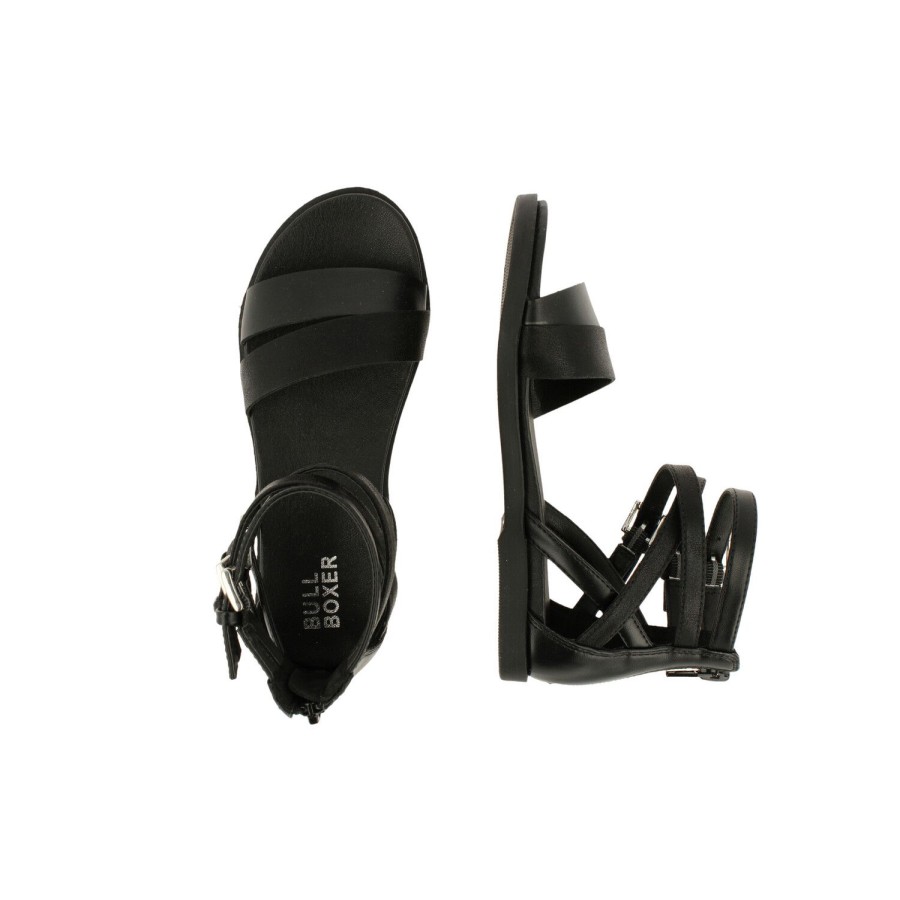 Bullboxer Sandals Black Alm012F1S_Bkbkkb