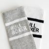 Bullboxer Socks Men White/Grey 2-Pack