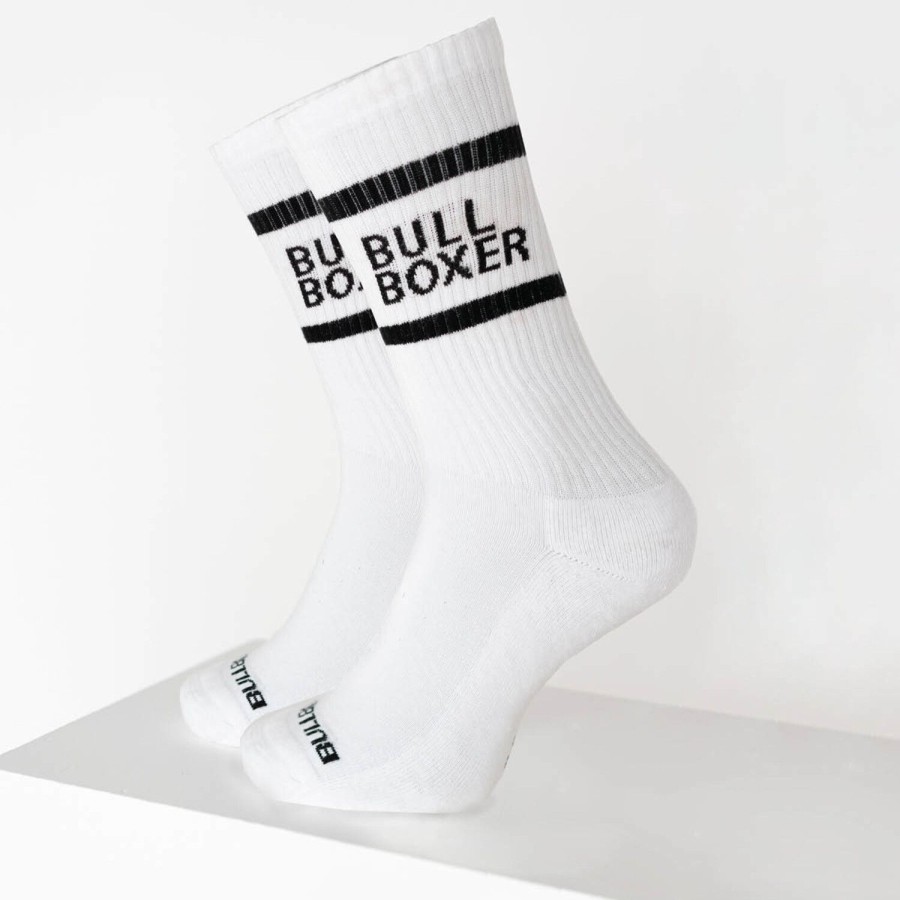 Bullboxer Socks Women White/White 2-Pack