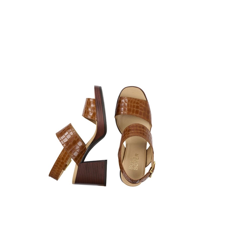 Bullboxer Sandal With Heel Brown 256001E2L_Tanntd