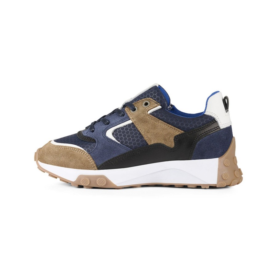 Bullboxer Sneaker Beige-Navy Atp001E5Labenykb