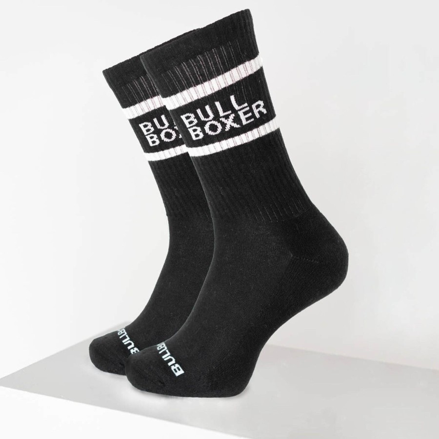 Bullboxer Socks Women Black/Black 2-Pack