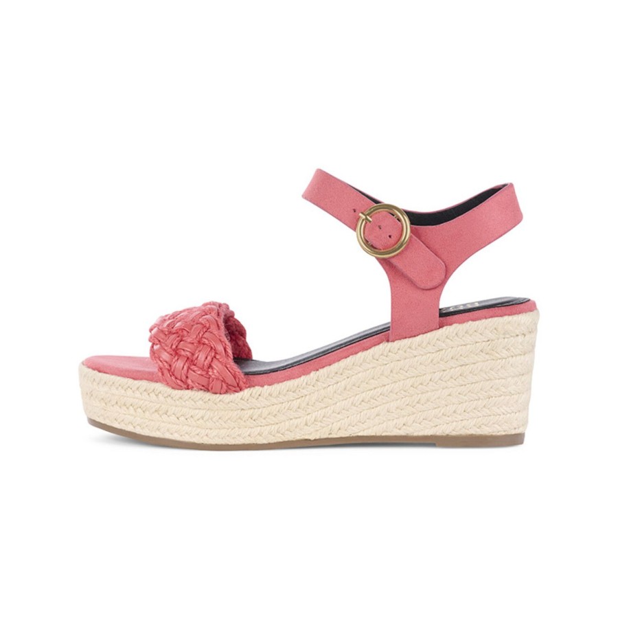 Bullboxer Wedge Sandal Pink 268011F2T_Delttd