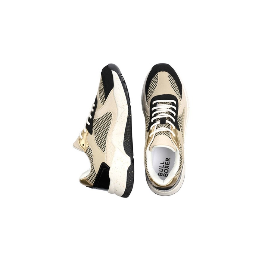 Bullboxer Sneaker Black/Sand 077034F5S_Blsdtd