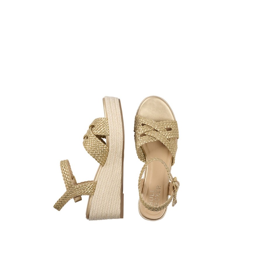 Bullboxer Wedge Sandal Gold 268013F2T_Goldtd