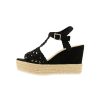 Bullboxer Wedge Sandal Black 195034F2T_Bksttd