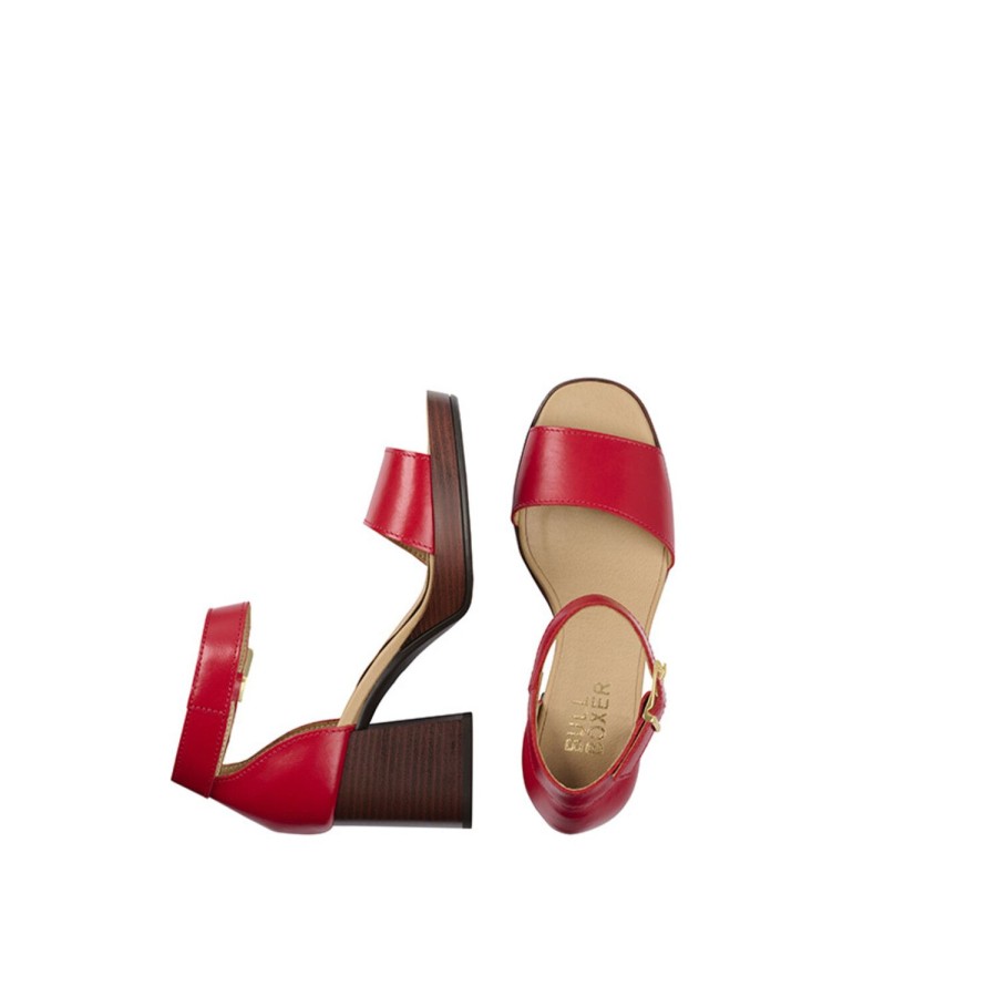 Bullboxer Sandal With Heel Red 256000E2L_Reddtd