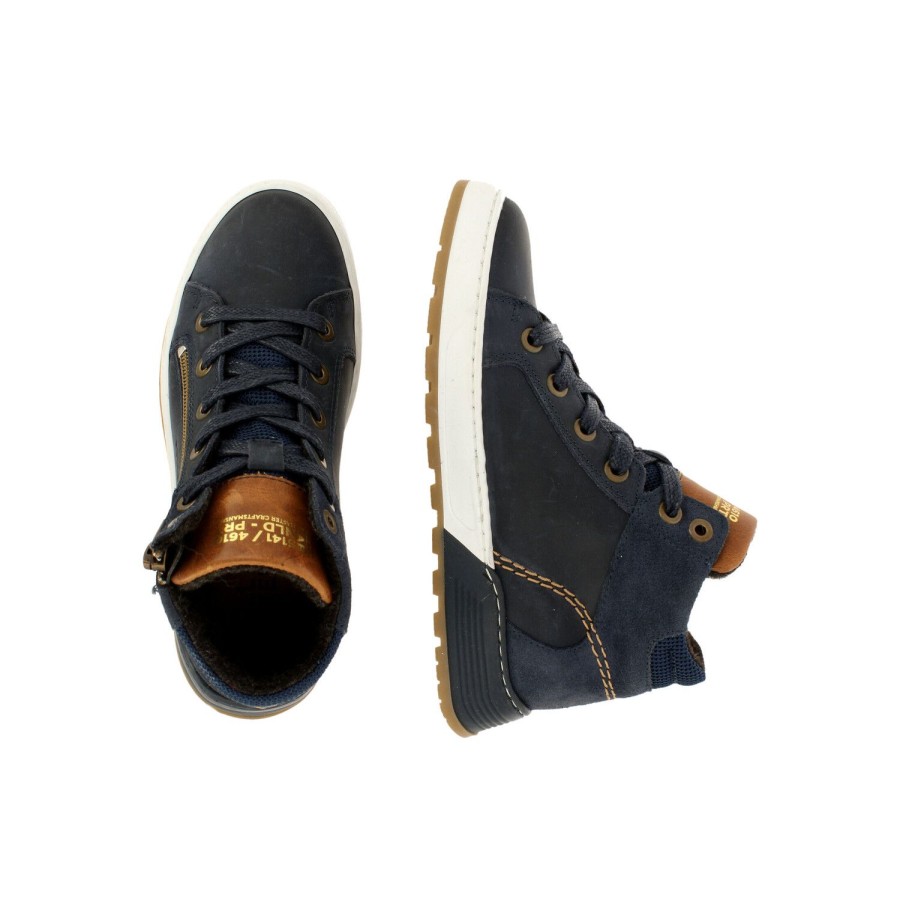 Bullboxer Sneaker Blue Aof506E6L_Dkblkb