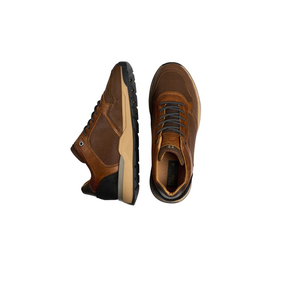 Bullboxer Sneaker Low Cognac 855K25973Mcobbsu