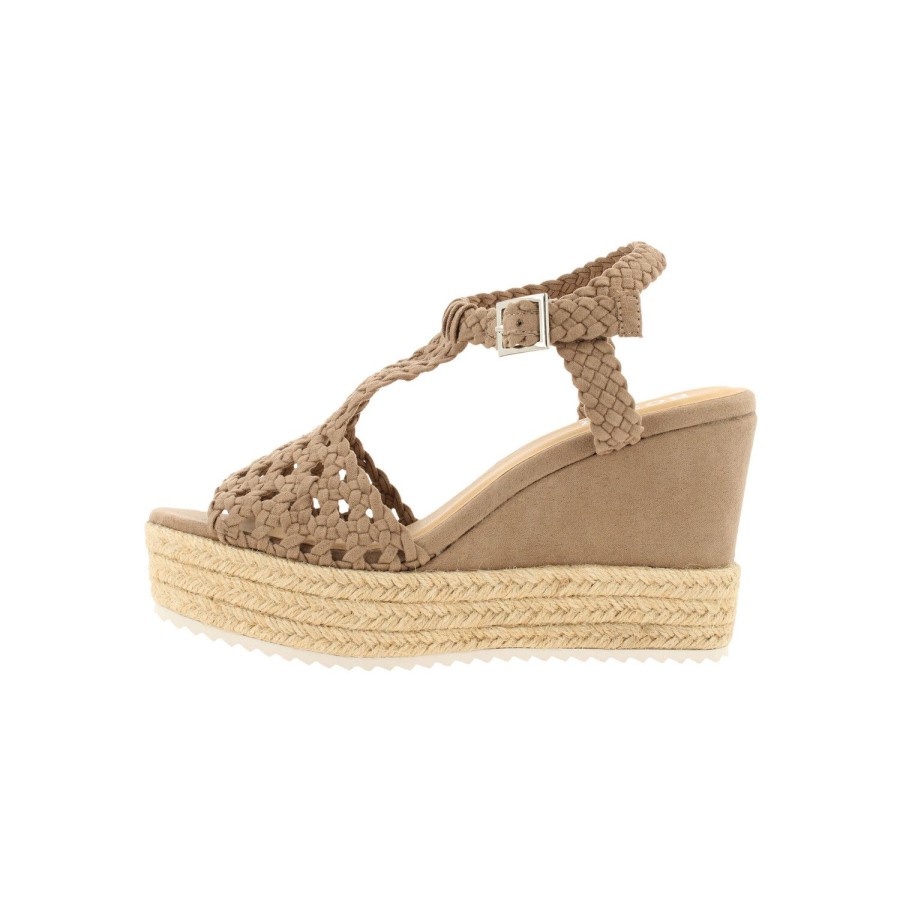 Bullboxer Wedge Sandal Beige 195034F2T_Dktptd