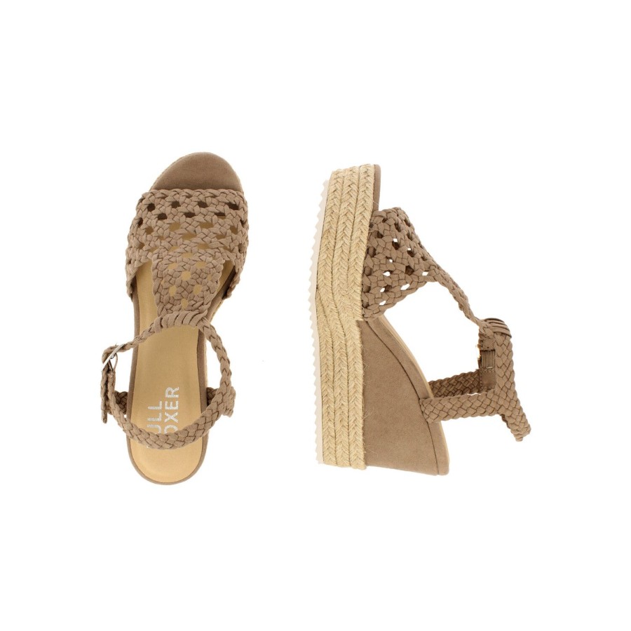 Bullboxer Wedge Sandal Beige 195034F2T_Dktptd