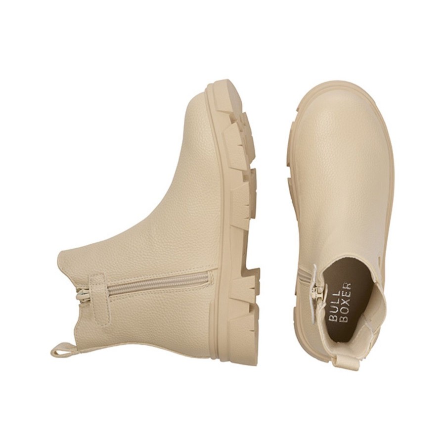 Bullboxer Chelsea Boots Beige Aaf501F6S_Puttkb