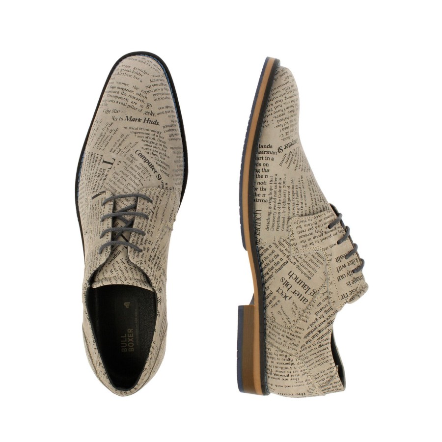 Bullboxer Lace-Up Beige/Taupe 663K21008Ajogysu