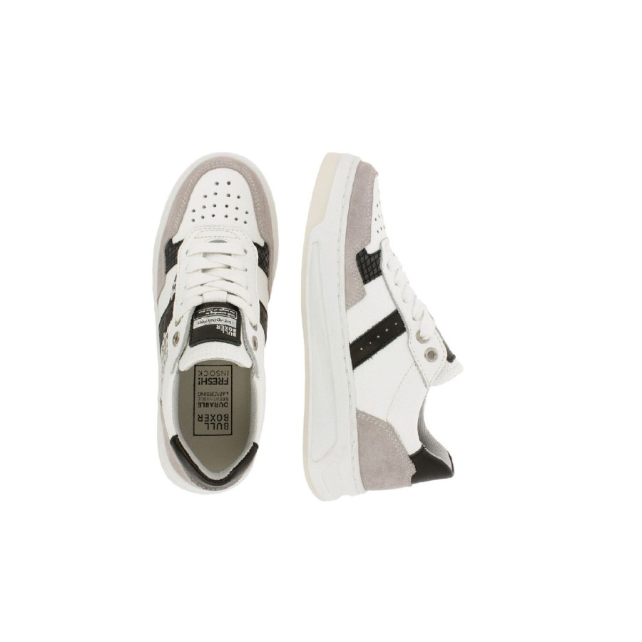 Bullboxer Sneaker White Alq002E5C_Prwhkb