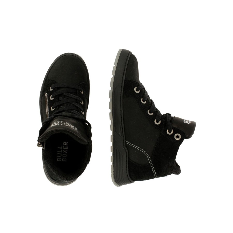 Bullboxer Sneaker Black Aof506E6L_Blckkb