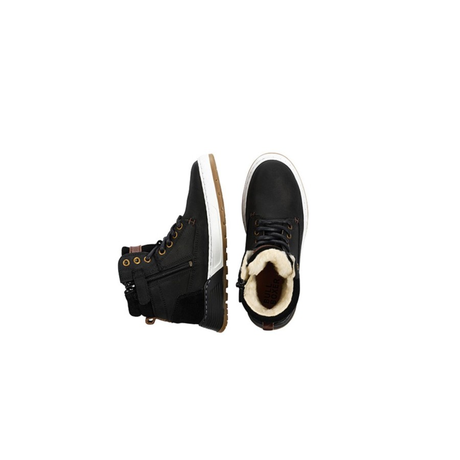 Bullboxer Sneaker Black Aof503E6L_Blbrkb