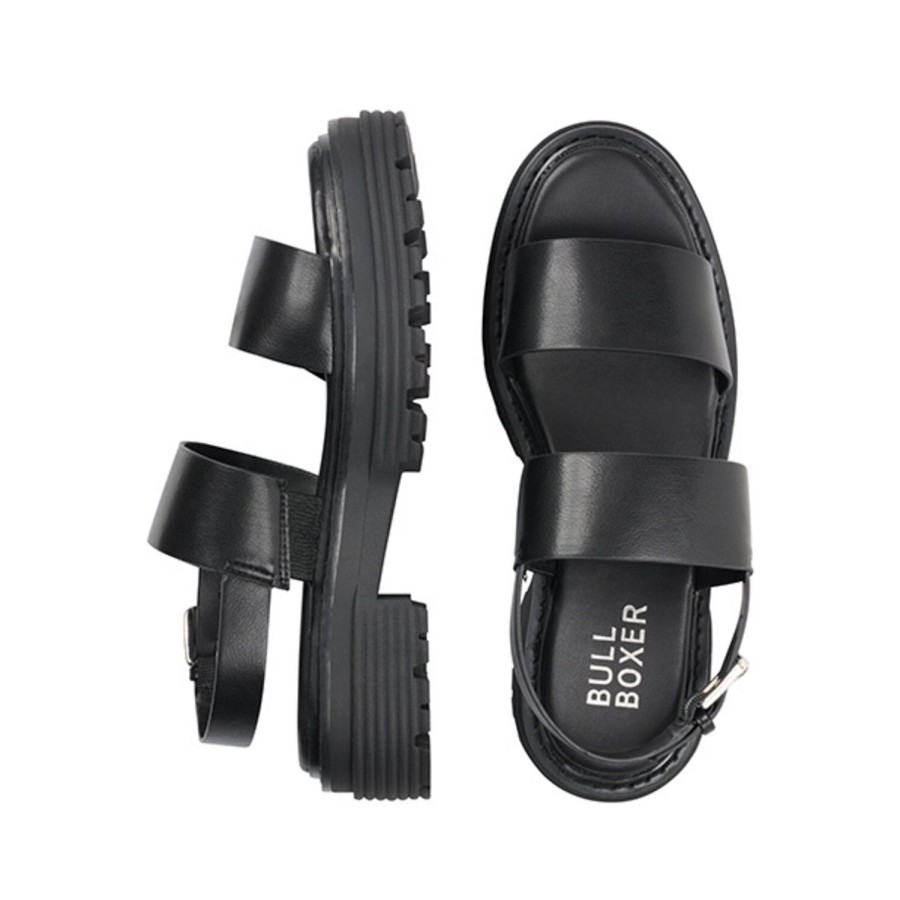 Bullboxer Plateau Sandal Black 171000F2S_Blactd