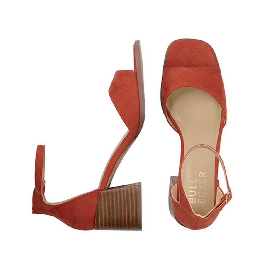 Bullboxer Sandal With Heel Red 202004F2T_Spcetd