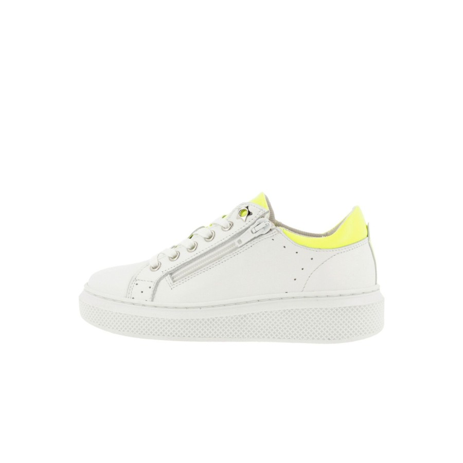 Bullboxer Sneaker White Yellow Alg000E5L_Wyllkb