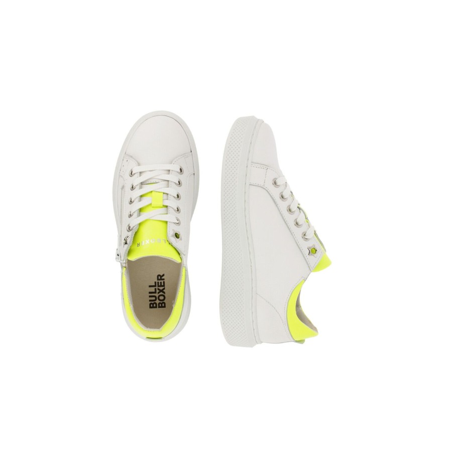 Bullboxer Sneaker White Yellow Alg000E5L_Wyllkb