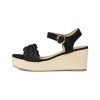 Bullboxer Wedge Sandal Black 268011F2T_Blcktd